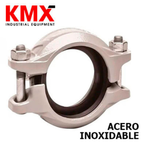 Acople ranurado de acero inoxidable